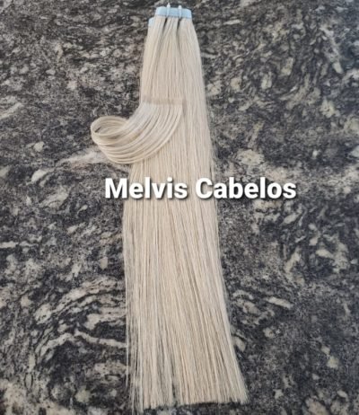 Cabelo Humano Mesclado 4 55cm - Na Fita Adesiva - 100 Gr