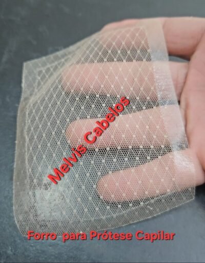 Malha Forro para Topo Prótese Capilar - Medida 10cm x 15cm - 1 unid.